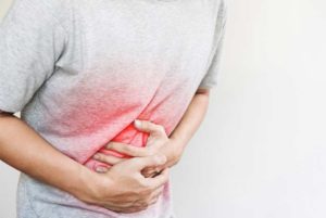 ปวดท้องข้างซ้าย-ปวดท้องเสื้อเทา