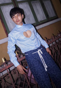 Gusment--เสื้อดชิ้ตฟ้า