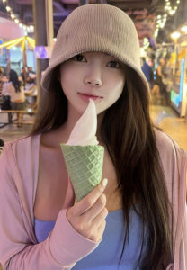 Cat-kat-กินไอติม