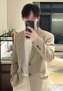 Tyism-Ty-สูทครีม